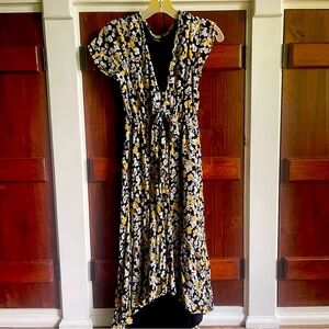 Abercrombie & Fitch High Low Midi Dress